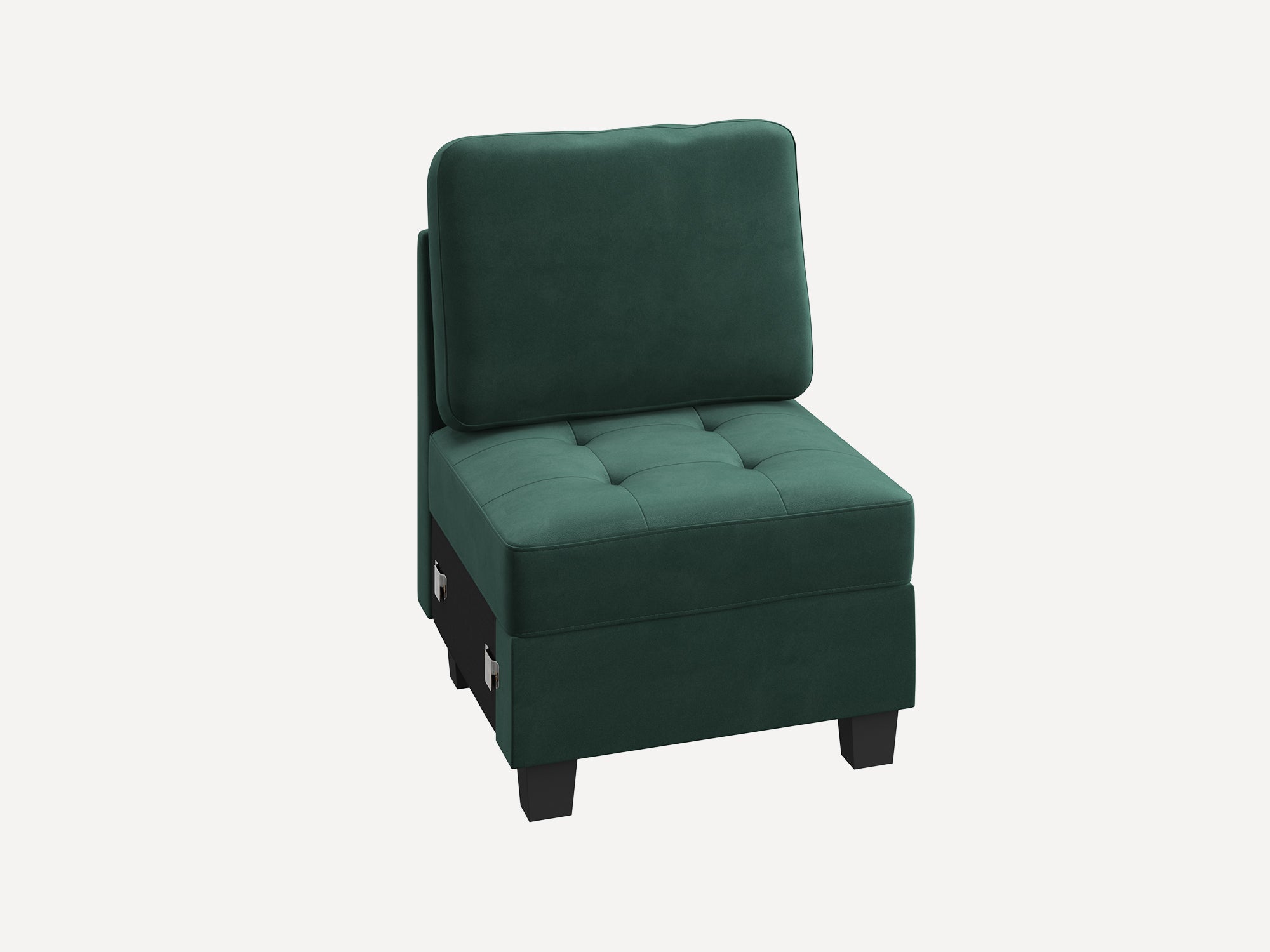 HONBAY 1 Piece Velvet Modular Seat