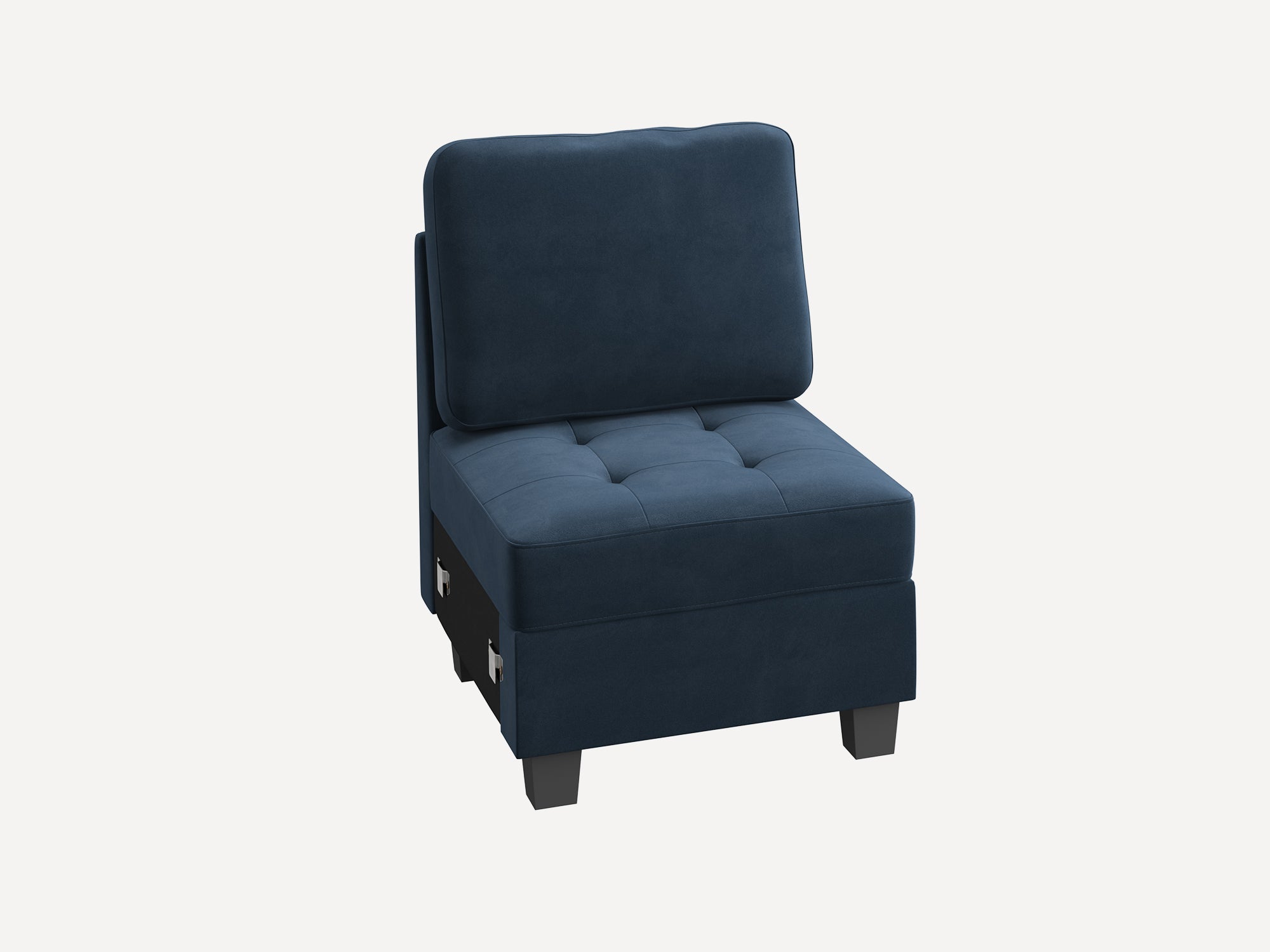 HONBAY 1 Piece Velvet Modular Seat