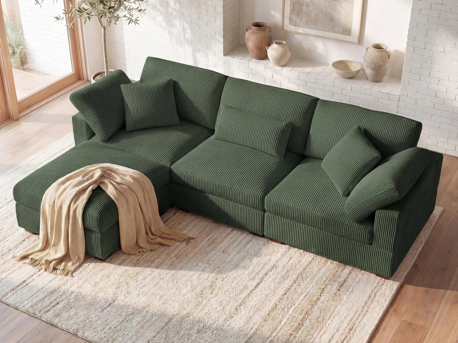 #Color_Corduroy Green