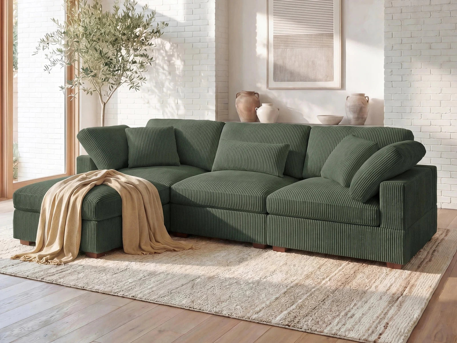#Color_Corduroy Green