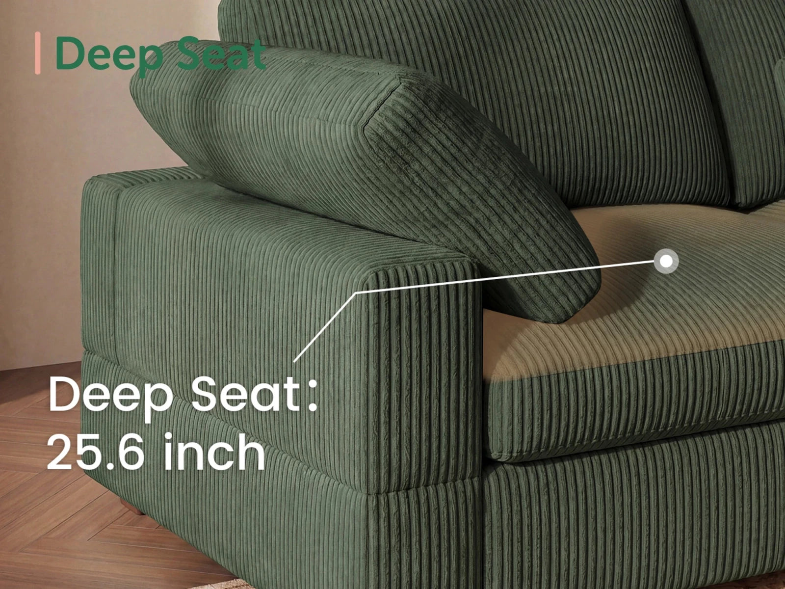 #Color_Corduroy Green