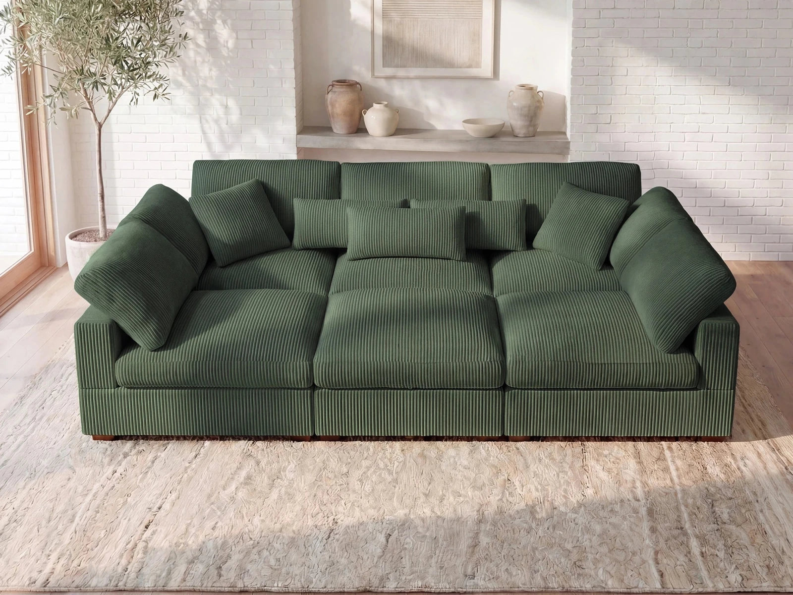 #Color_Corduroy Green