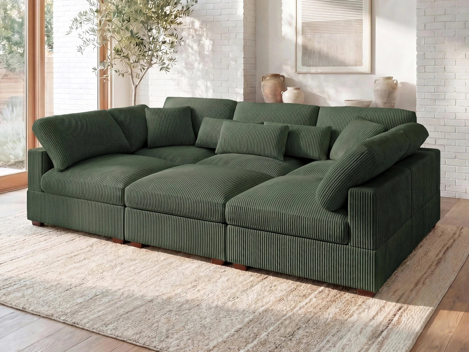 #Color_Corduroy Green