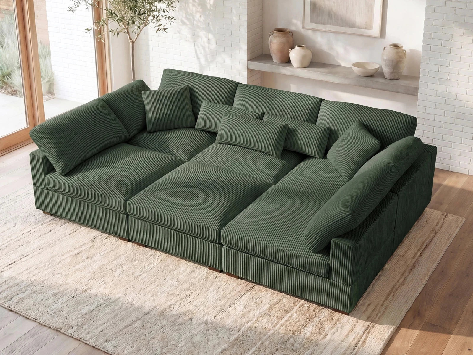#Color_Corduroy Green