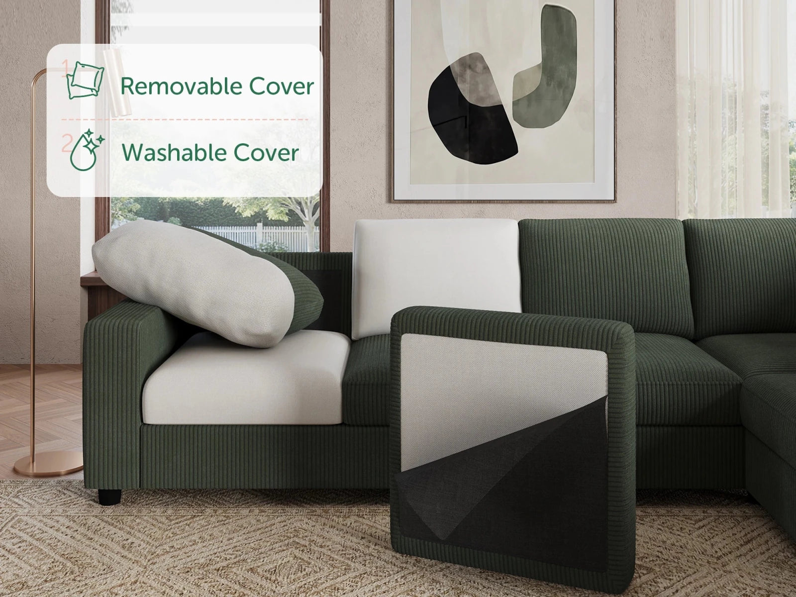 #Color_Corduroy Green