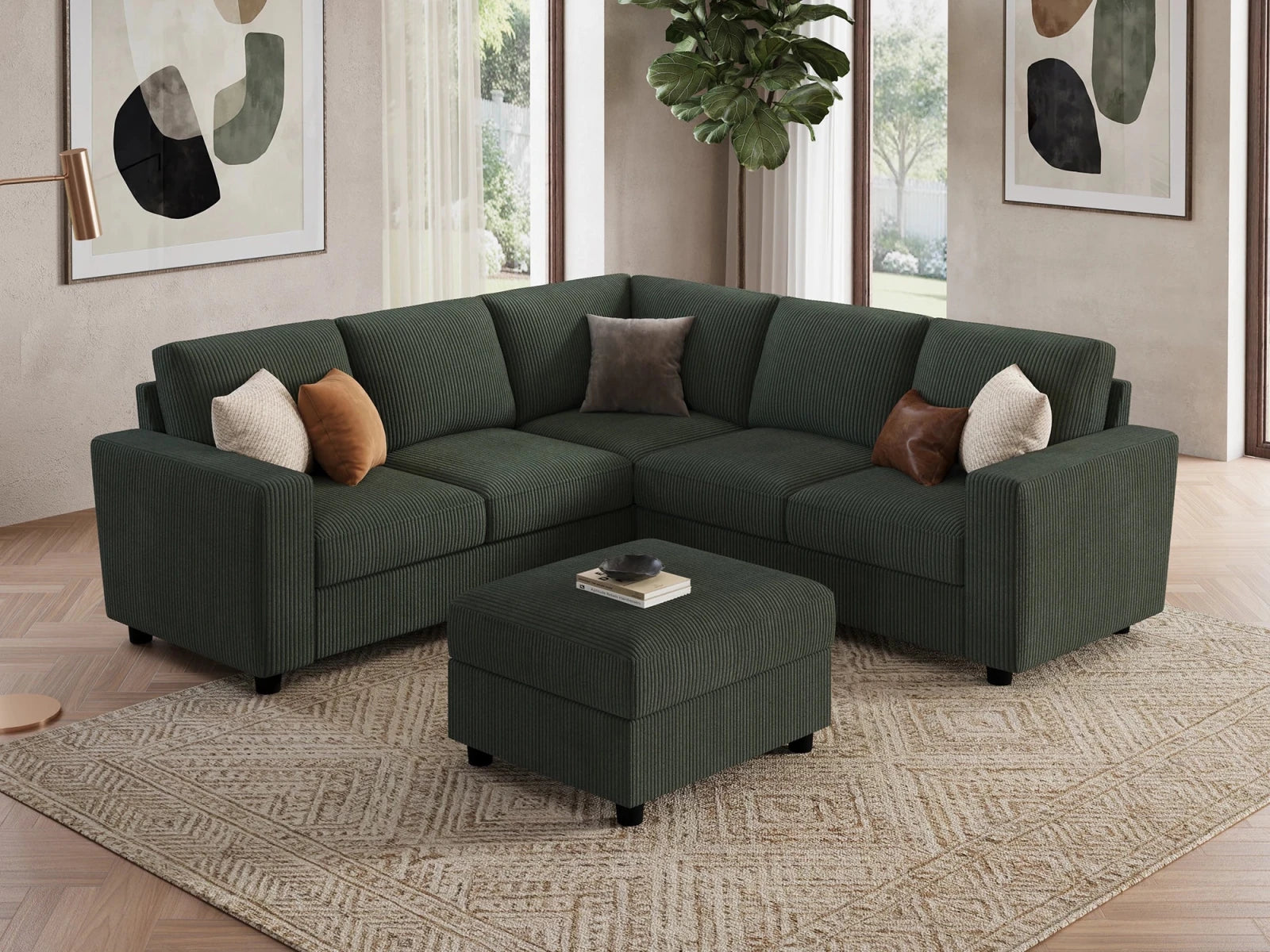#Color_Corduroy Green