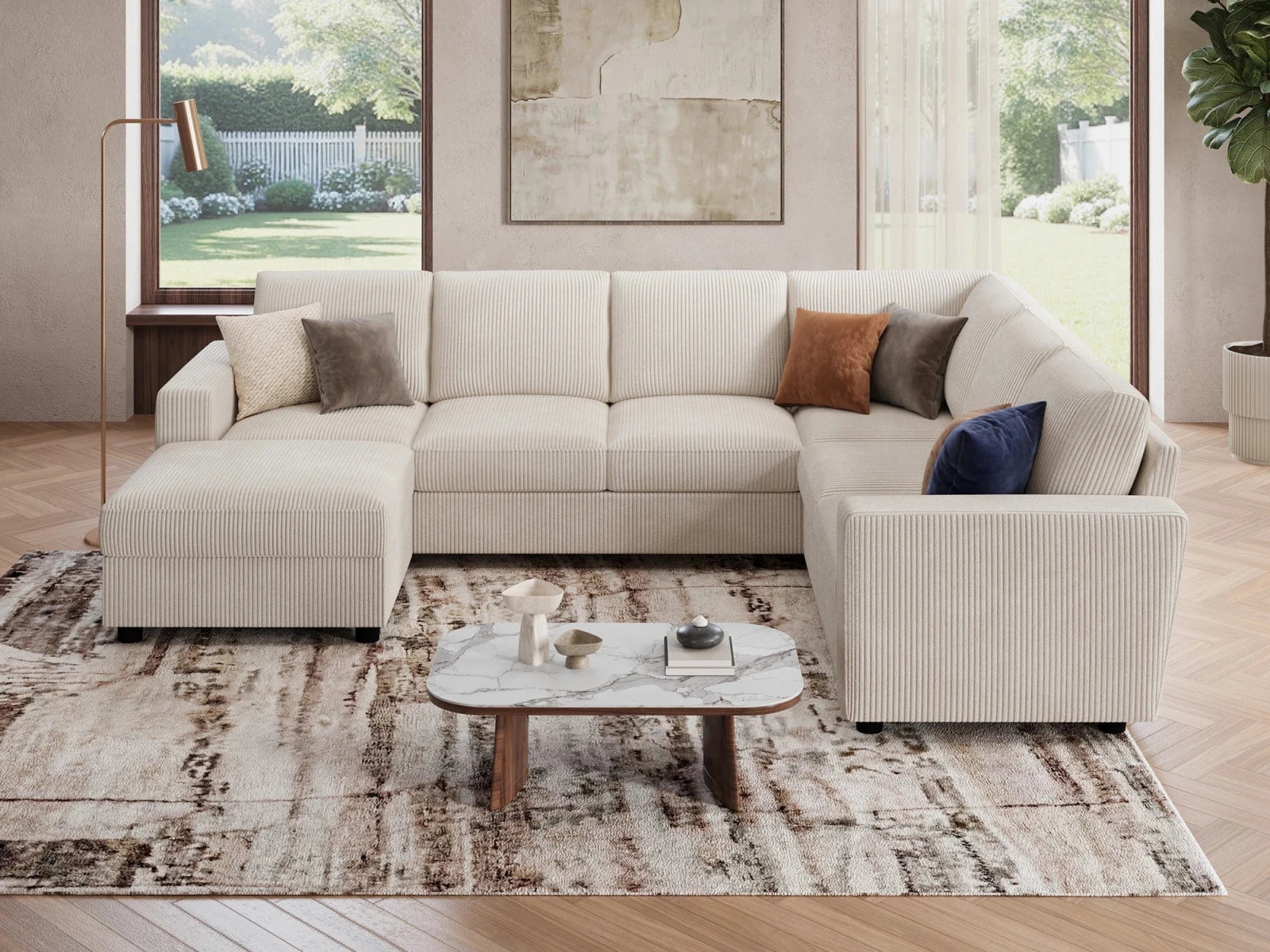 #Color_Corduroy Beige