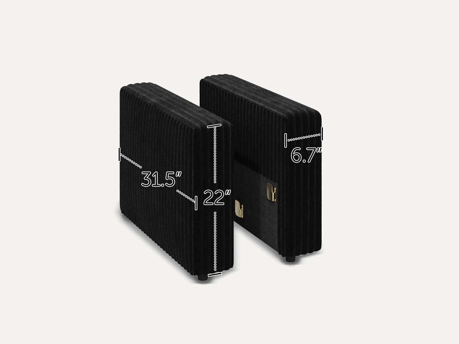 #Color_Wide Corduroy Black