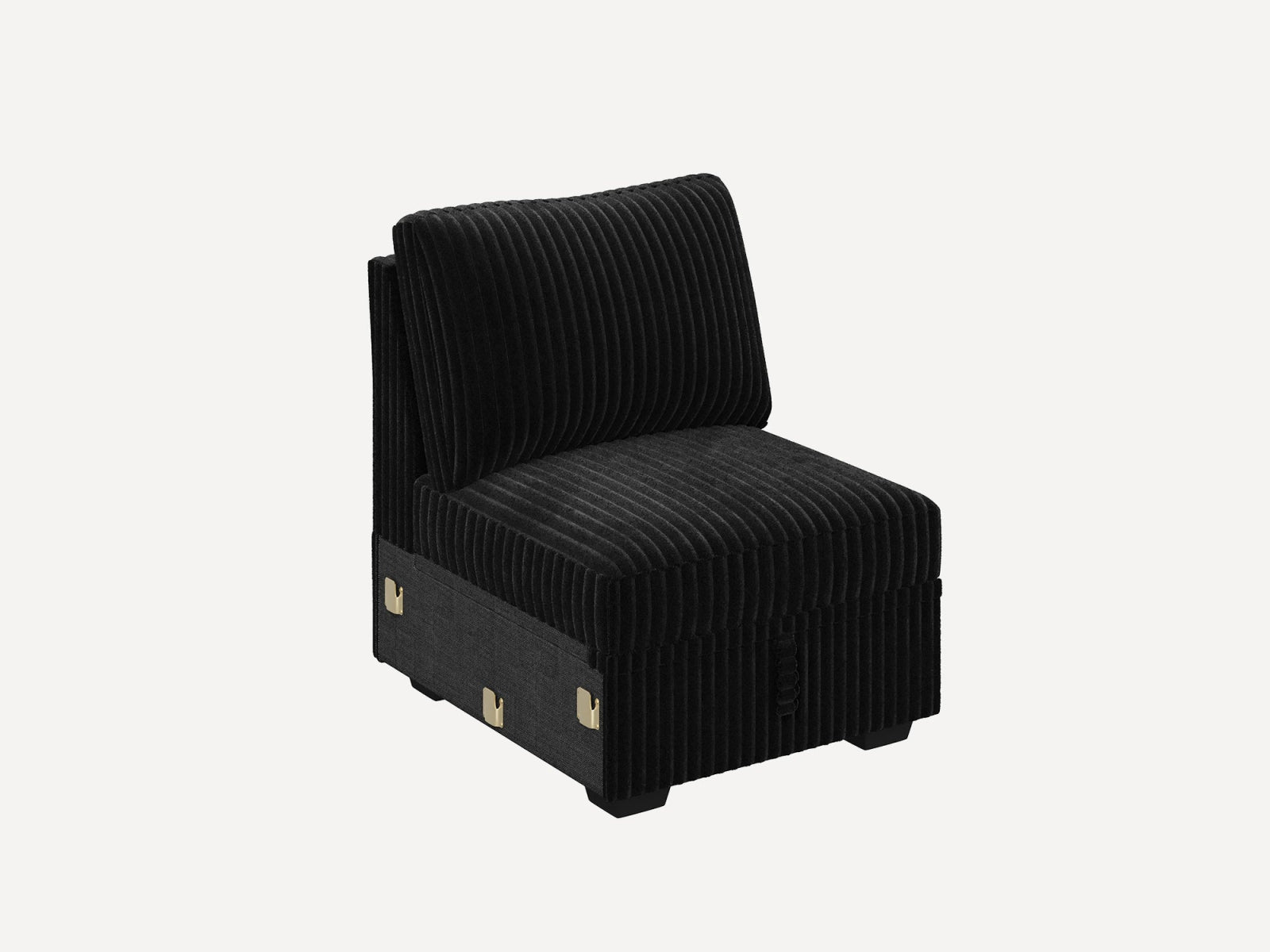 #Color_Wide Corduroy Black