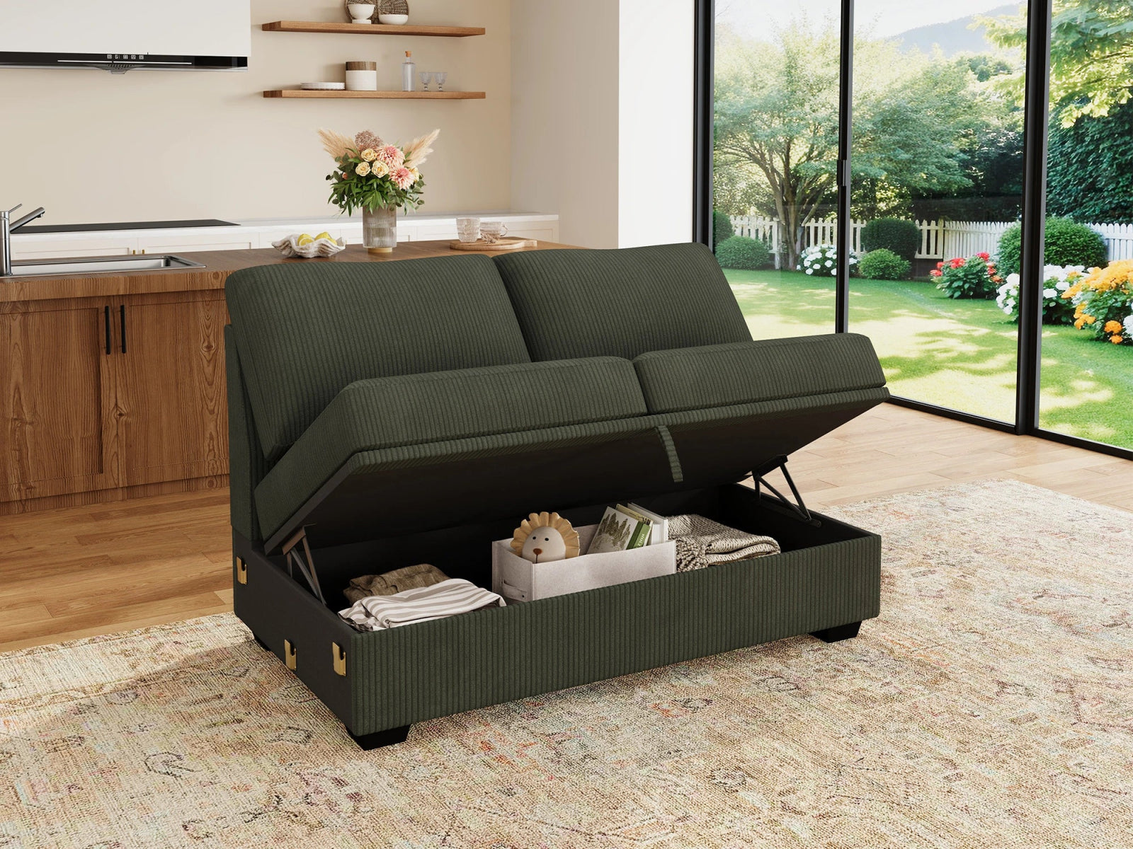 #Color_Corduroy Green