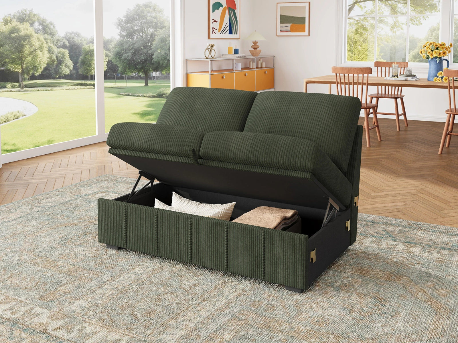 #Color_Corduroy Green