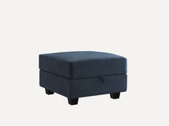 Classic 1 Piece Velvet Storage Ottoman