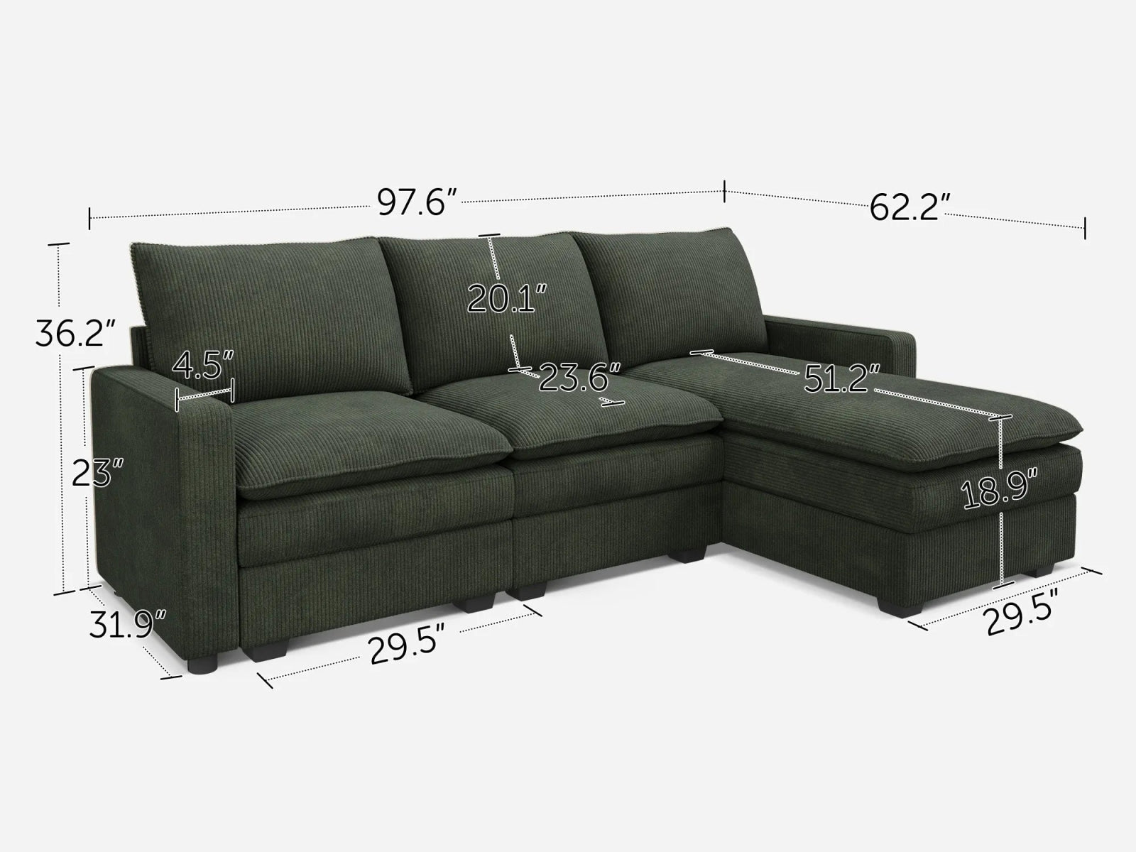 #Color_Corduroy Green