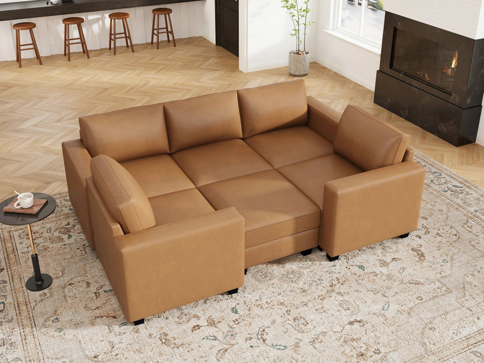 #Color_Cognac Vegan Leather