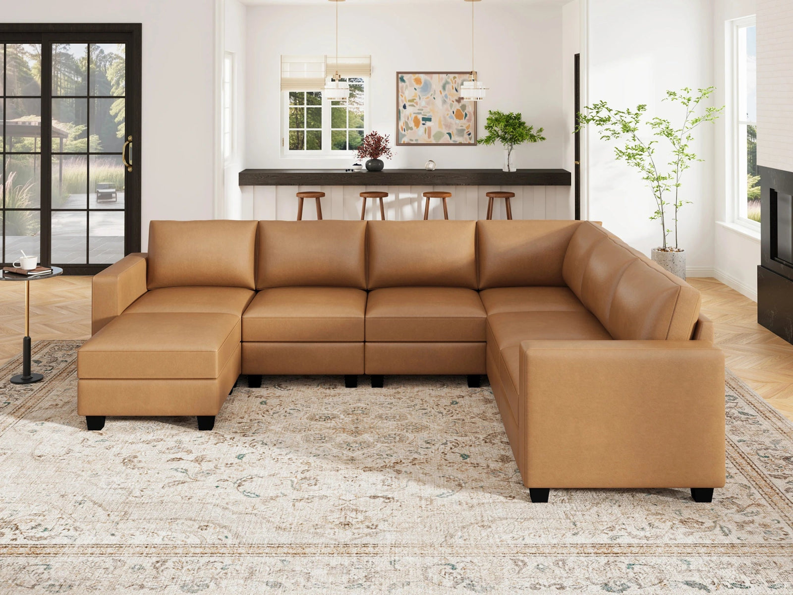 #Color_Cognac Vegan Leather