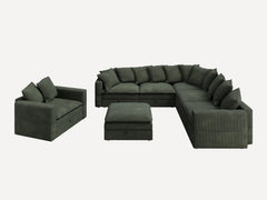 Opua Living Room Set 6 Seater Cloud Sectional with Armchair