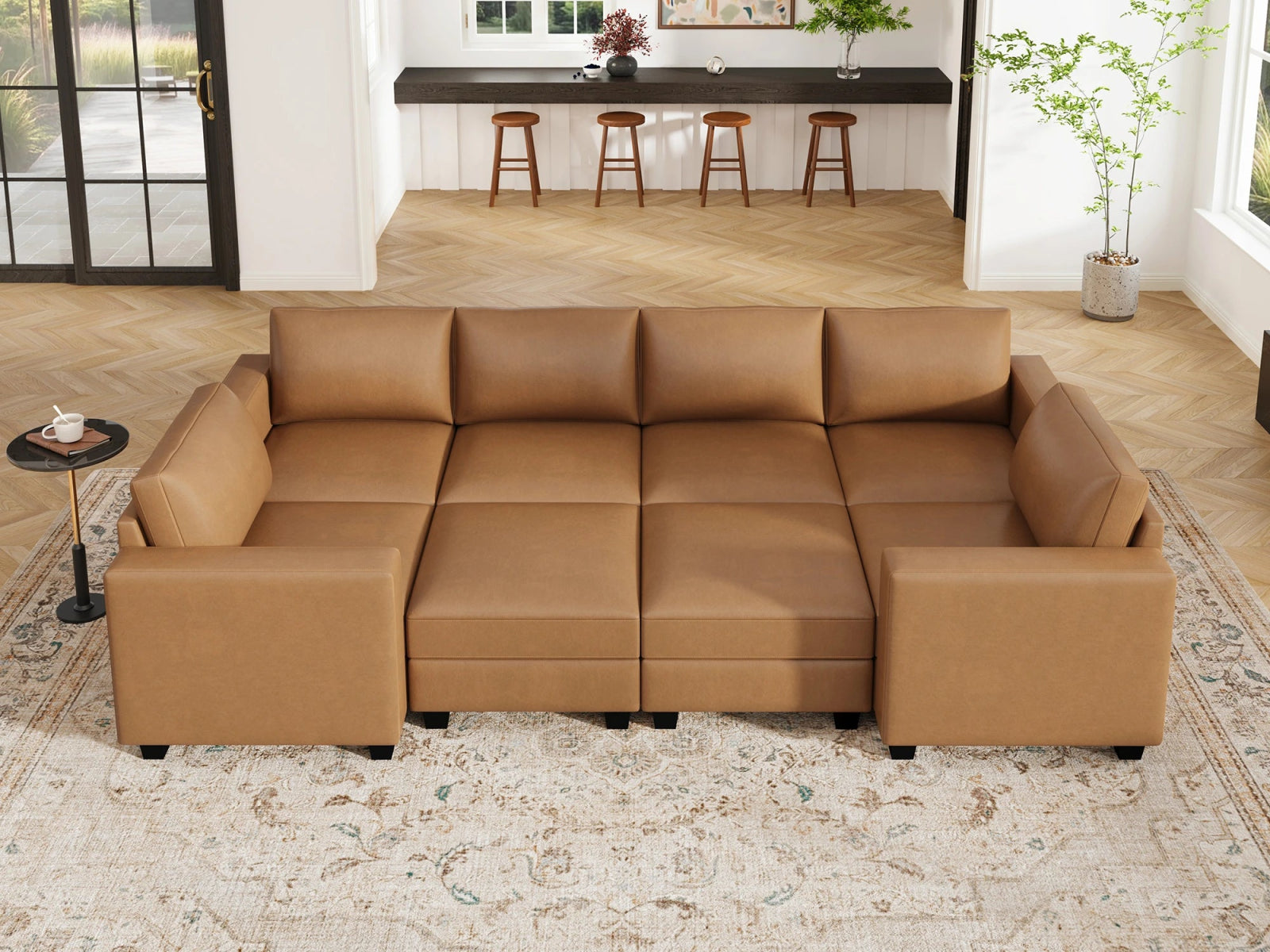 #Color_Cognac Vegan Leather