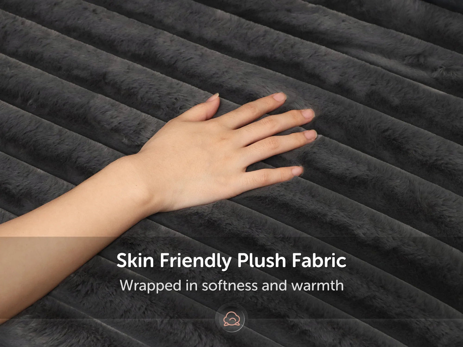 #Color_Faux Rabbit Fur Grey