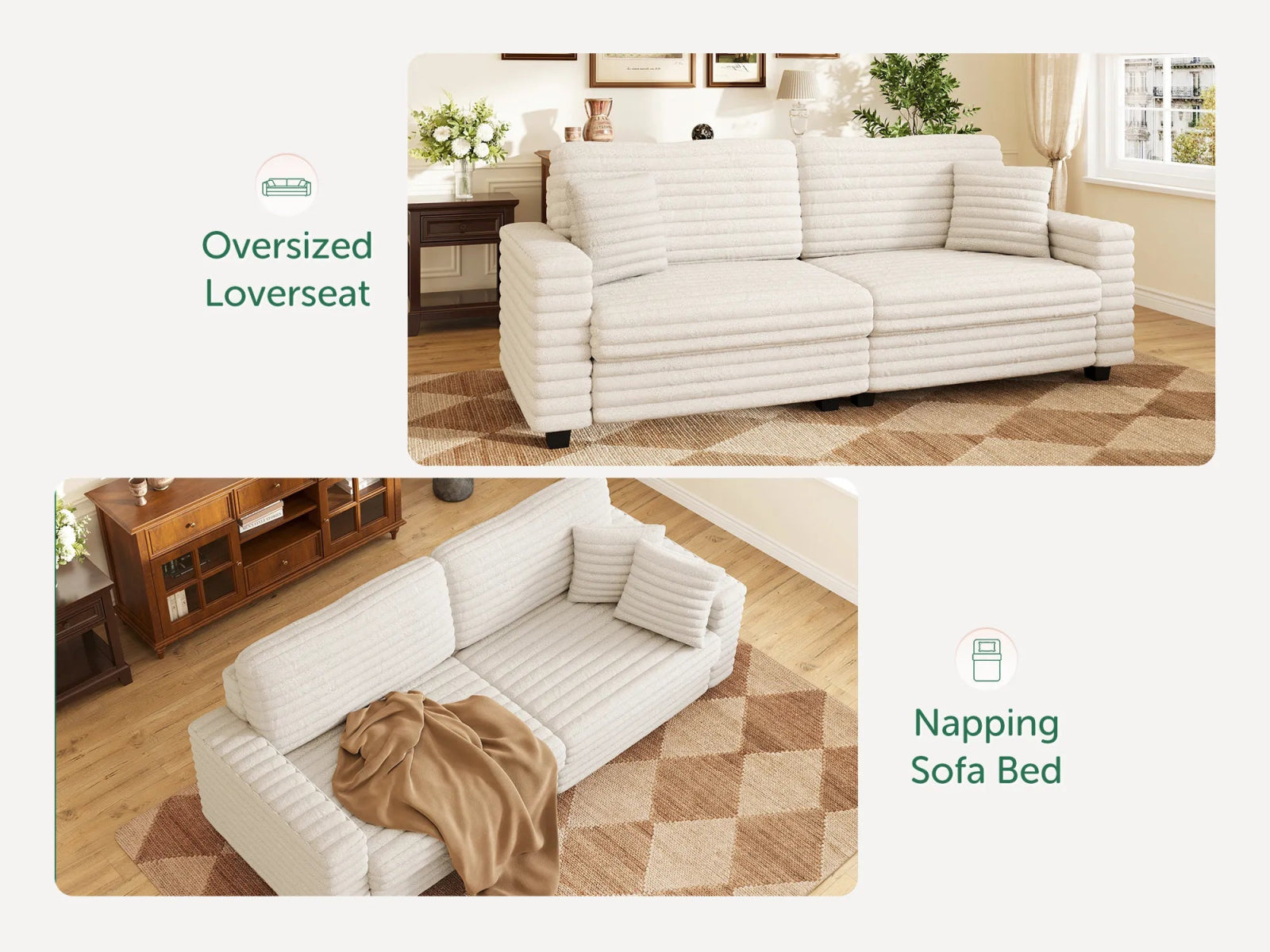 #Color_Faux Rabbit Fur Beige