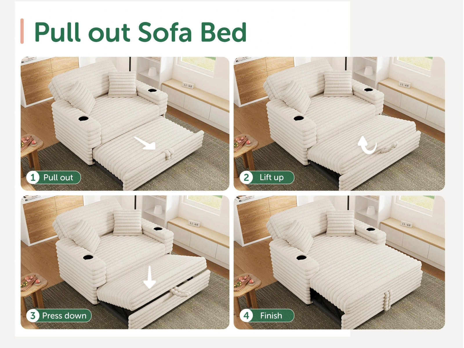 #Color_Faux Rabbit Fur Beige