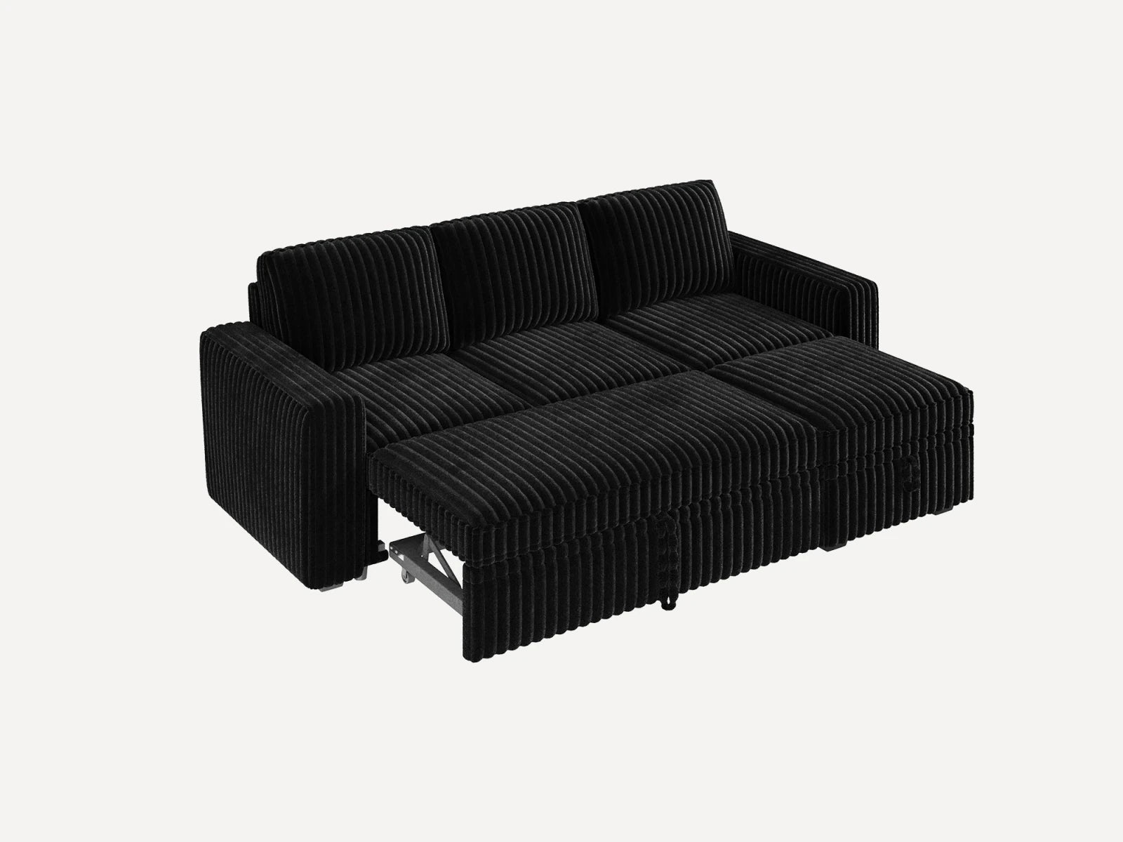 Molit 4-Piece Pull-Out Sectional
 #Color_Black
