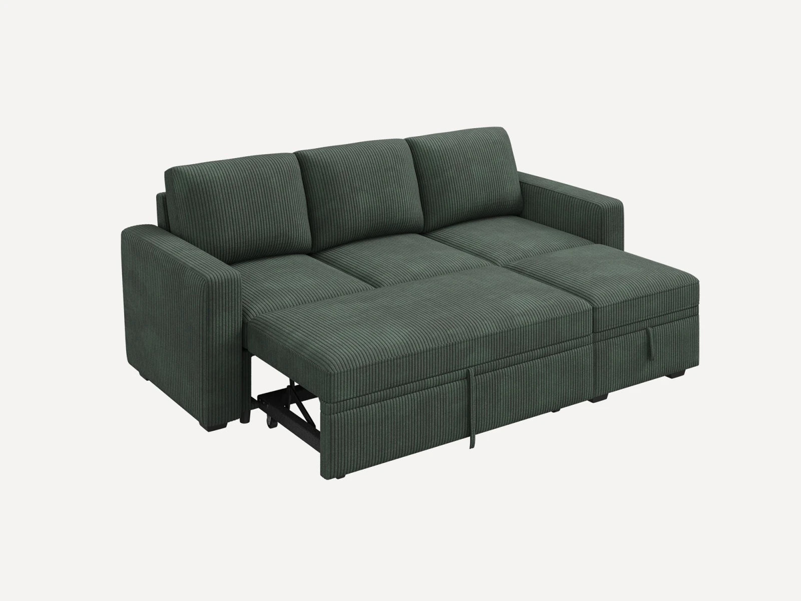 Molit 4-Piece Pull-Out Sectional
#Color_Corduroy Green