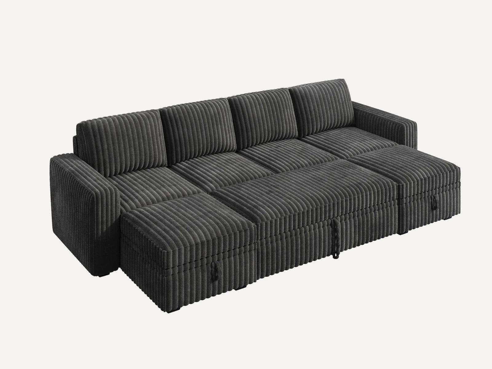 Molit 6-Piece Pull-Out Sectional
 #Color_Gray