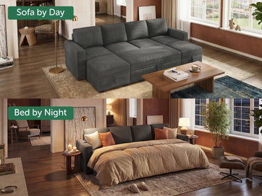 Molit 6-Piece Pull-Out Sectional
#Color_Corduroy Gray