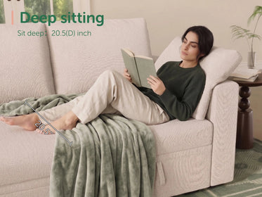 Molit 6-Piece Pull-Out Sectional
 #Color_Beige