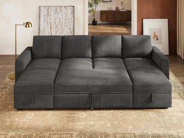 Molit 6-Piece Pull-Out Sectional
#Color_Corduroy Gray