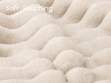 Molit 6-Piece Pull-Out Sectional
 #Color_Faux Rabbit Fur Ivory