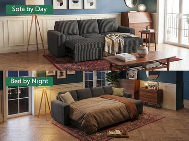 Molit 6-Piece Pull-Out Sectional
 #Color_Gray