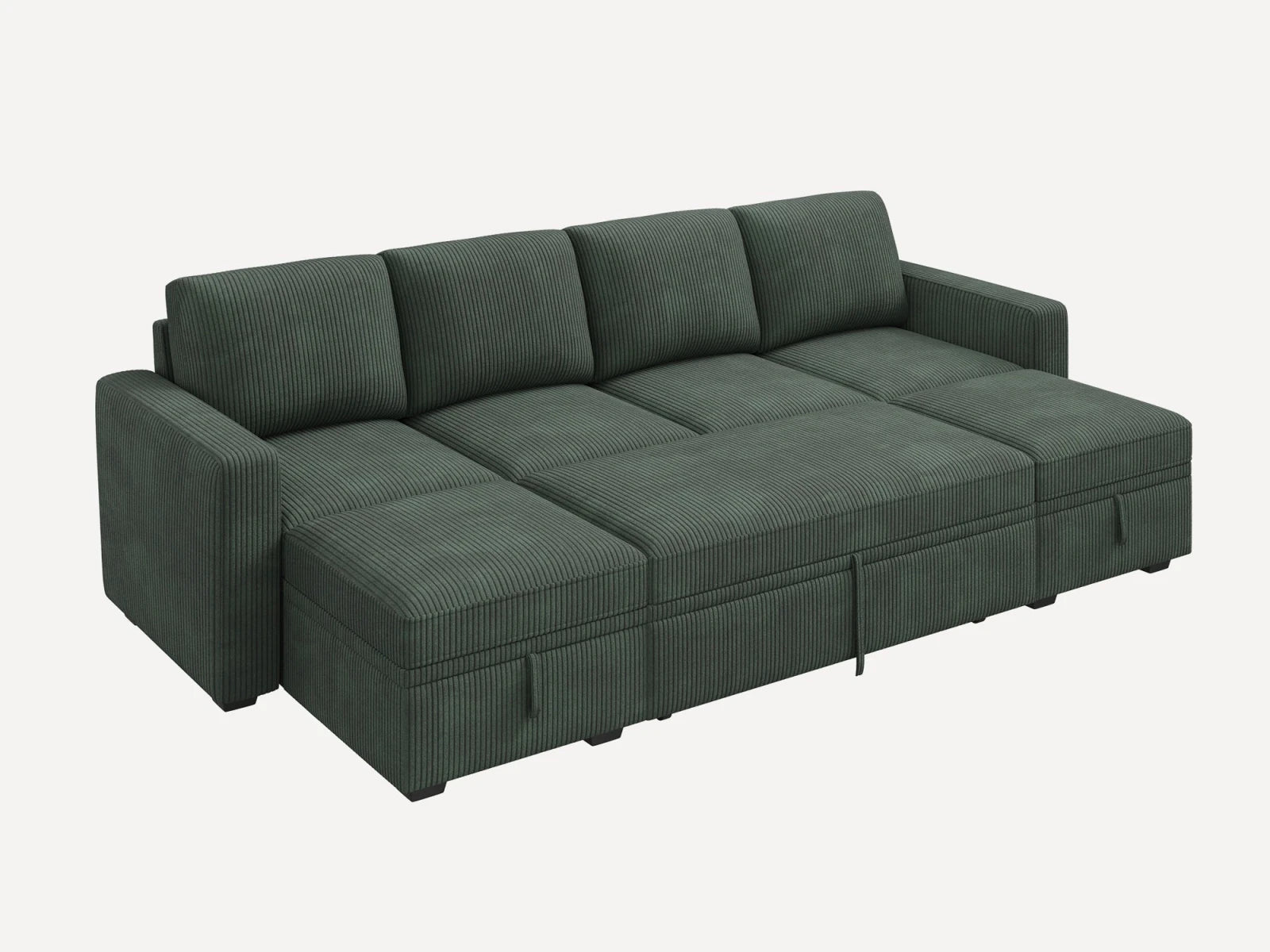 Molit 6-Piece Pull-Out Sectional
#Color_Corduroy Green