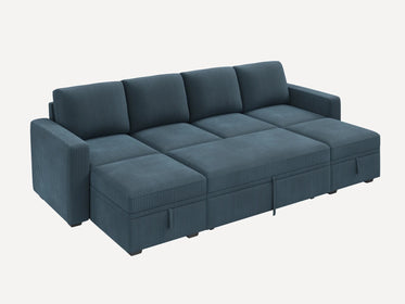 Molit 6-Piece Pull-Out Sectional
#Color_Corduroy Blue