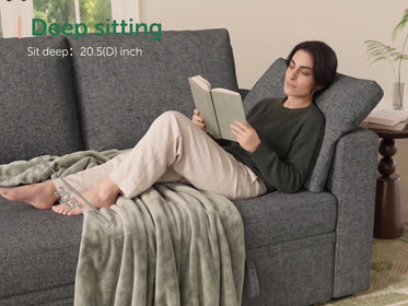 Molit 6-Piece Pull-Out Sectional
 #Color_Dark Gray