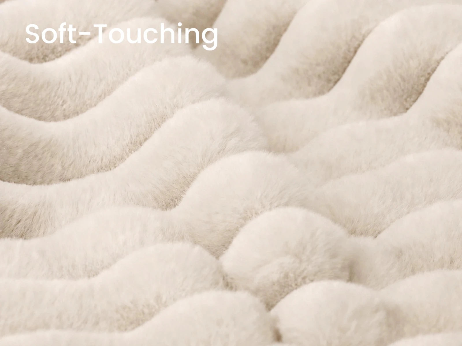 Molit 7-Piece Pull-Out Sectional
 #Color_Faux Rabbit Fur Ivory