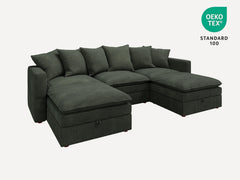 Opua 5-Piece Corduroy Cloud Sectional