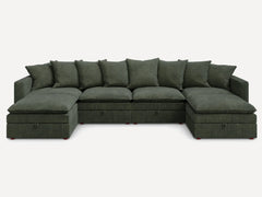 Opua 6-Piece Corduroy Cloud Sectional