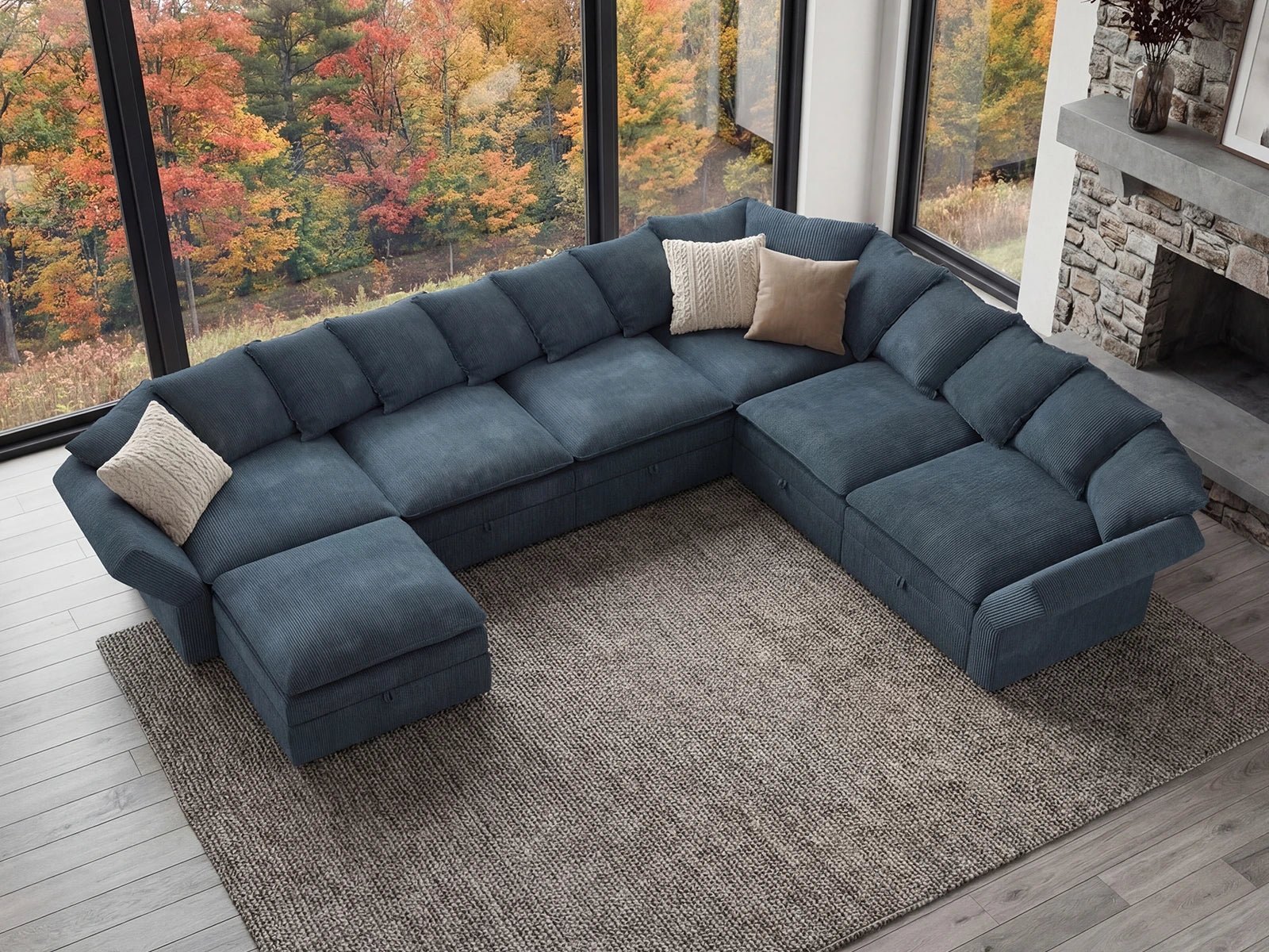 #Color_Corduroy Blue