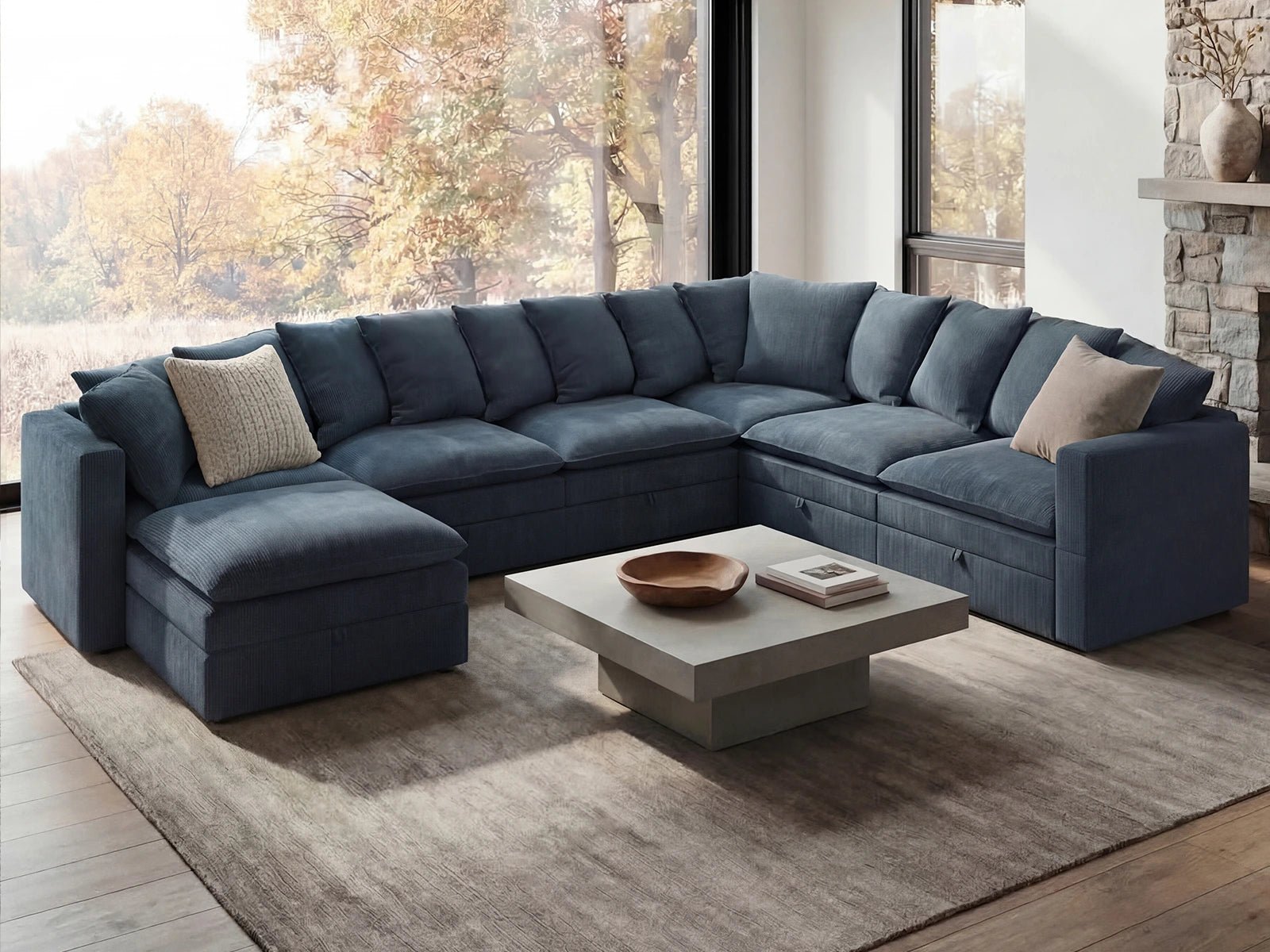 #Color_Corduroy Blue