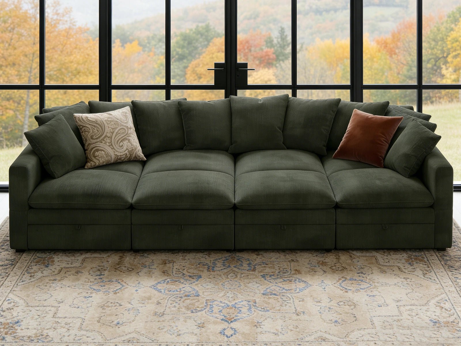 #Color_Corduroy Green 