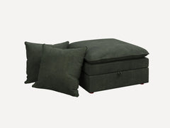 Opua Corduroy Cloud Ottoman with 2 Back Cushions