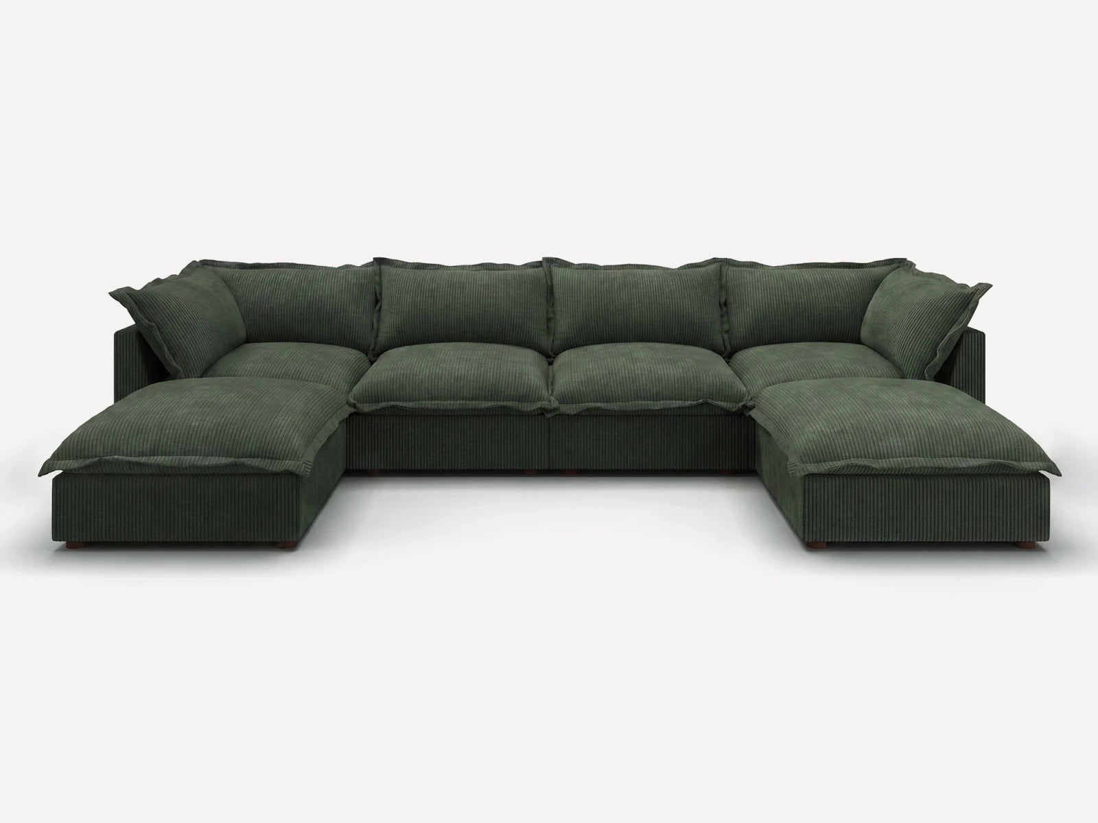 Vora 6-piece Cloud Modular Sectional Sofa
#Color_ Green