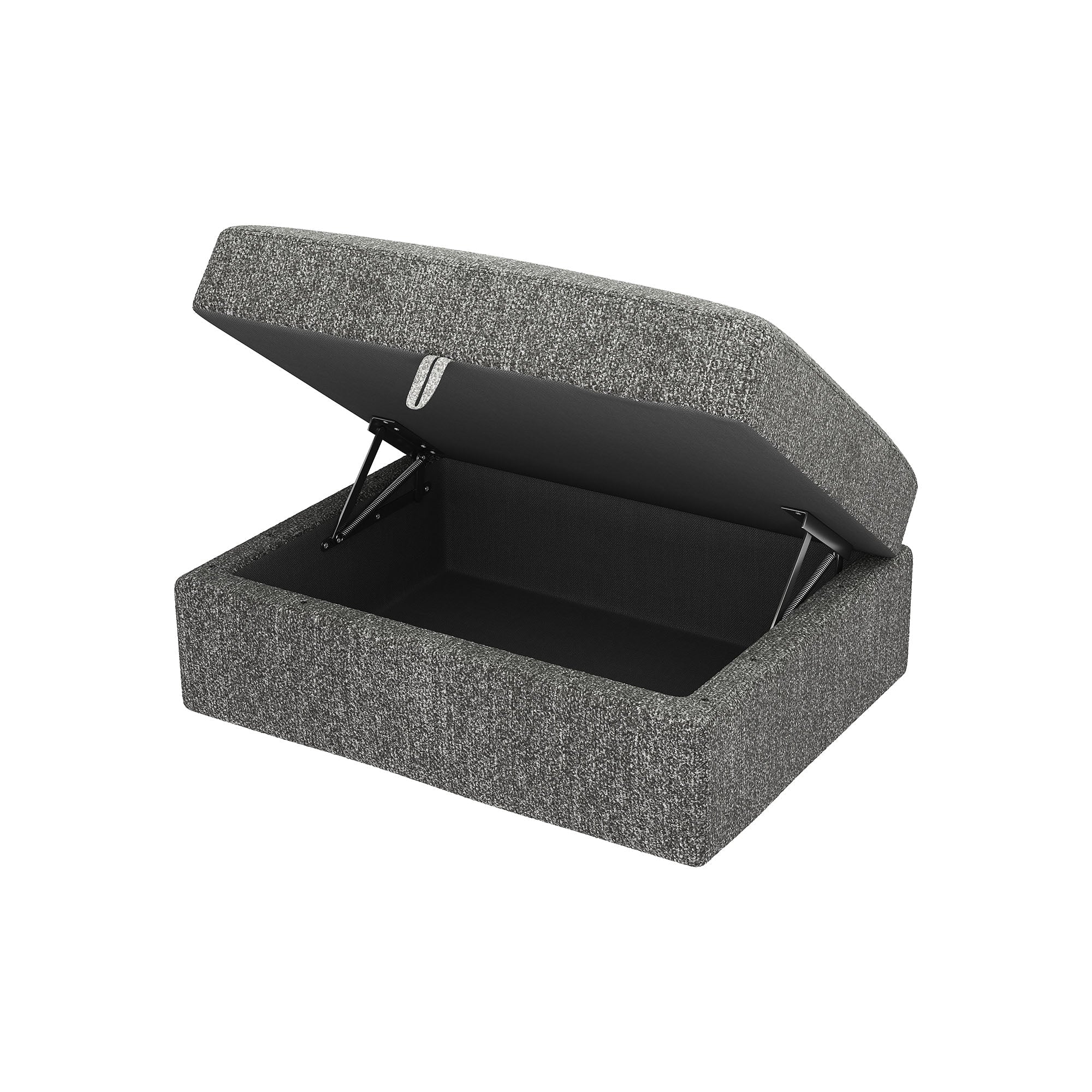 Hidden Storage Space of HONBAY Modular Sectional Sofa Seat