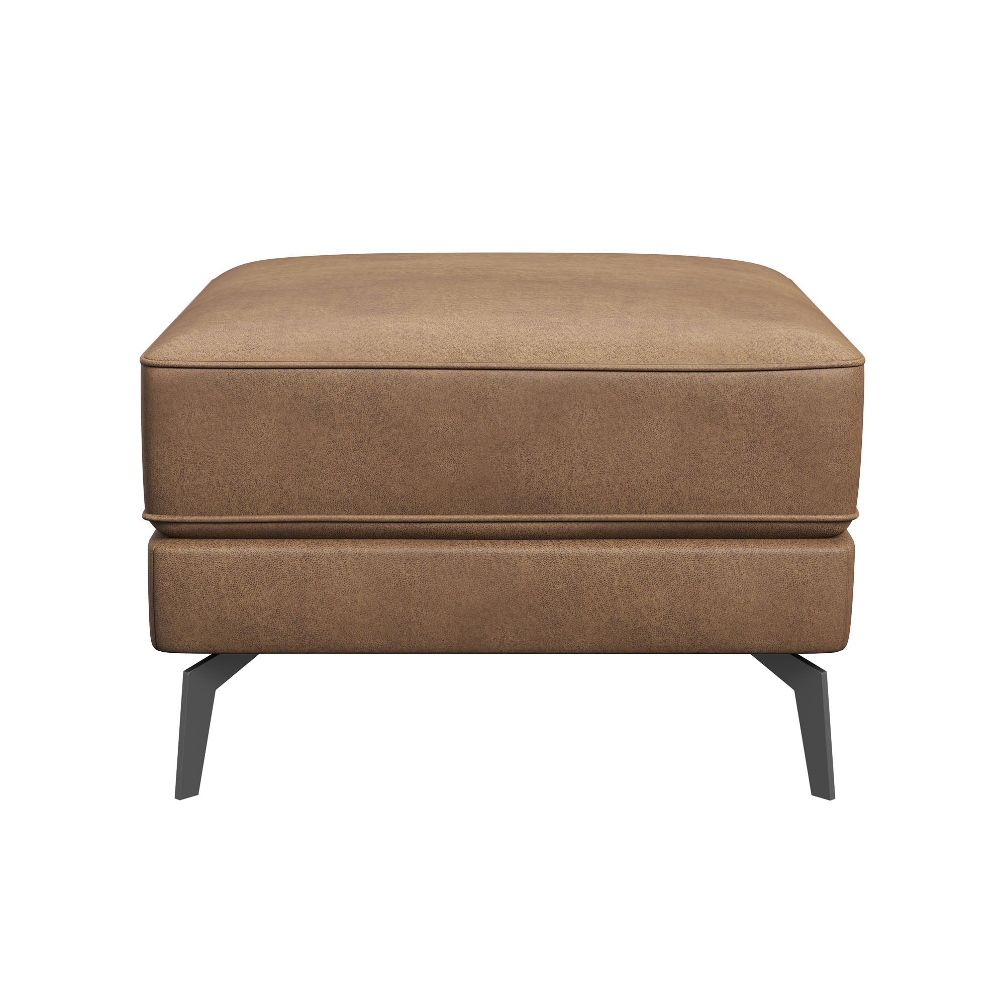 NOLANY Faux Square Ottoman for Armchair/Loveseat