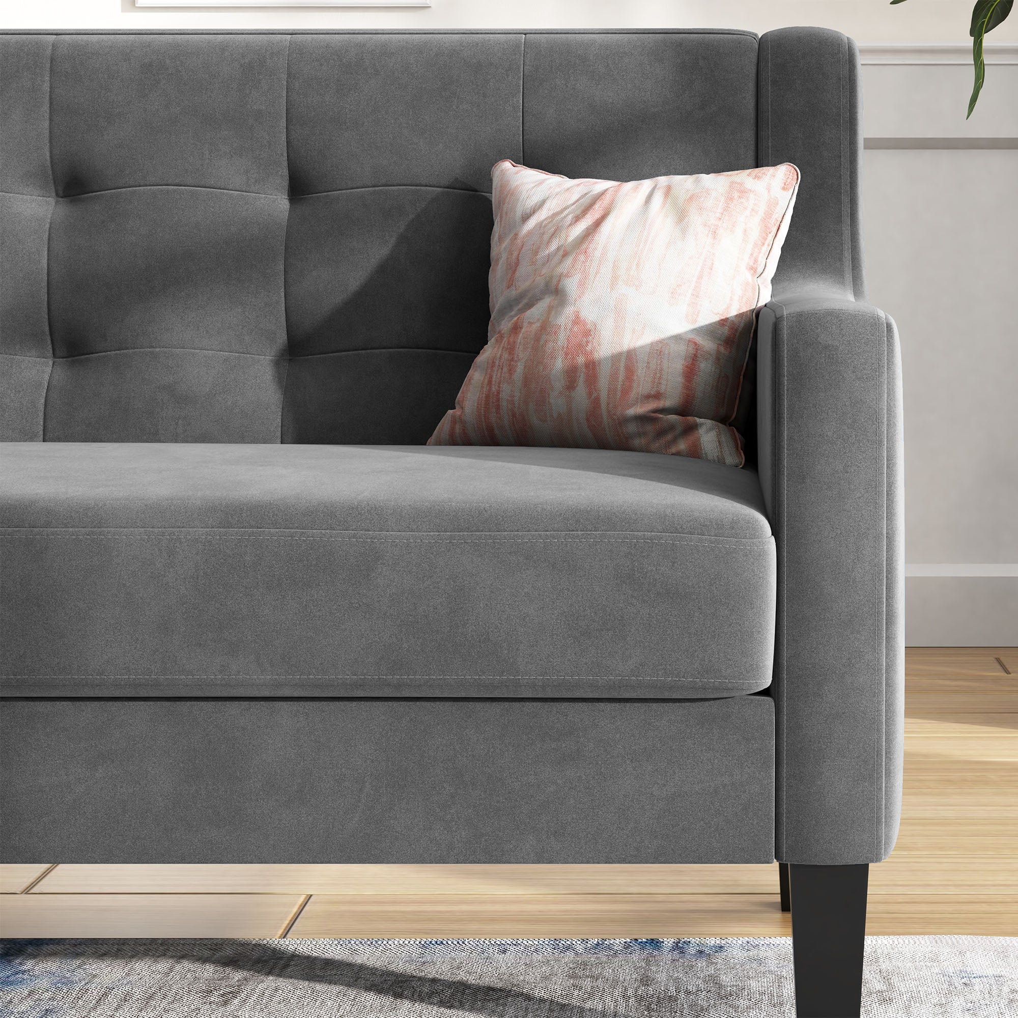 Thick Soft Comfortable Cushion for HONBAY Velvet Loveseat Sofa Couch