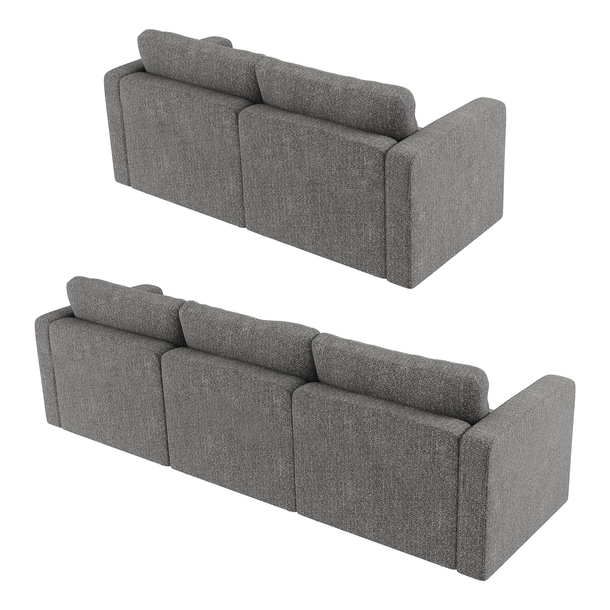 HONBAY Fabric Customized Modular 2+3 Sofa Set 